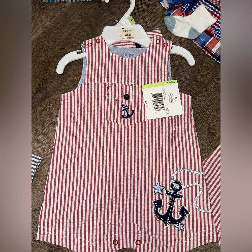 Boy boutique clothing, size 3m. We love but just purchased two.